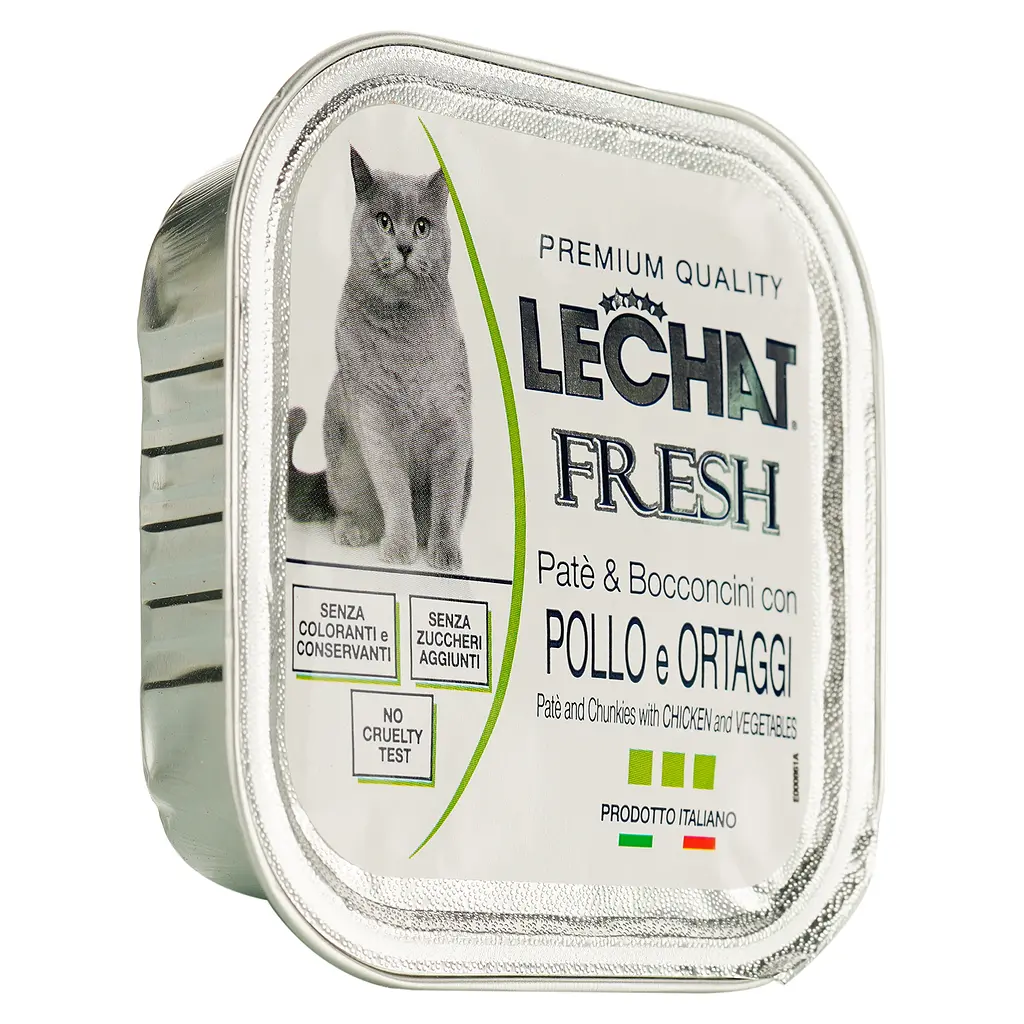 Влажный корм для кошек Monge LCE Cat Fresh курица с овощами 100 г (70008617) - фото 2