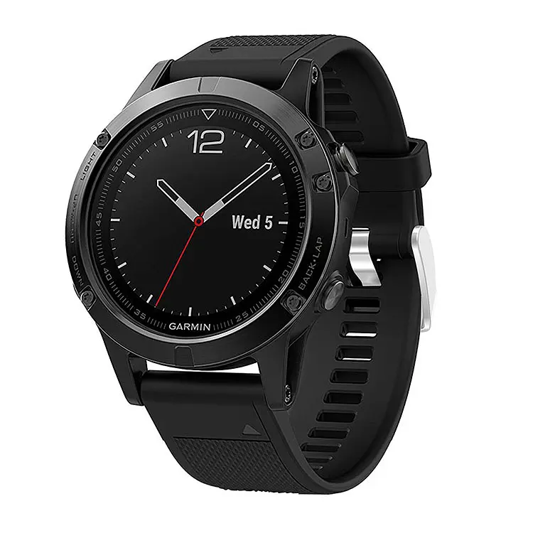 Ремінець ArmorStandart Silicone Line для Garmin 22mm Black (ARM88486) - фото 3