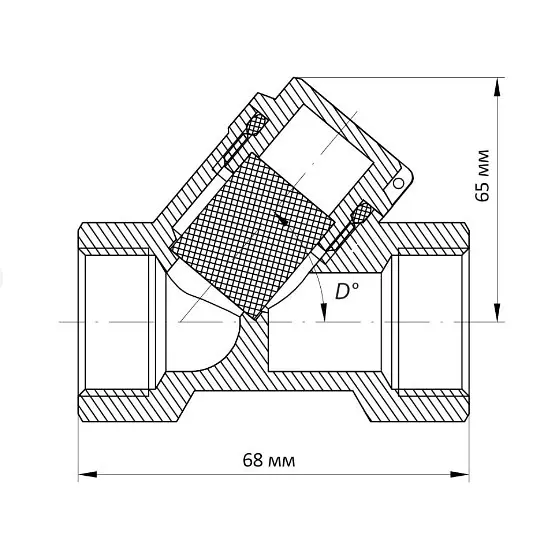 Фільтр грубої очистки Nolf 3/4" F04B (NF2980) - фото 3