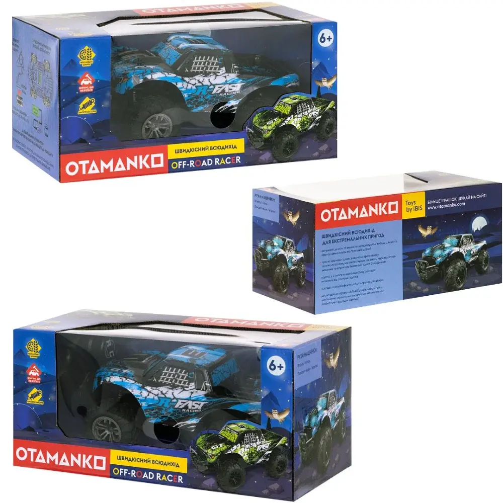 Машинка Otamanko Швидкісний всюдихід Off-Road Racer Синій - фото 5