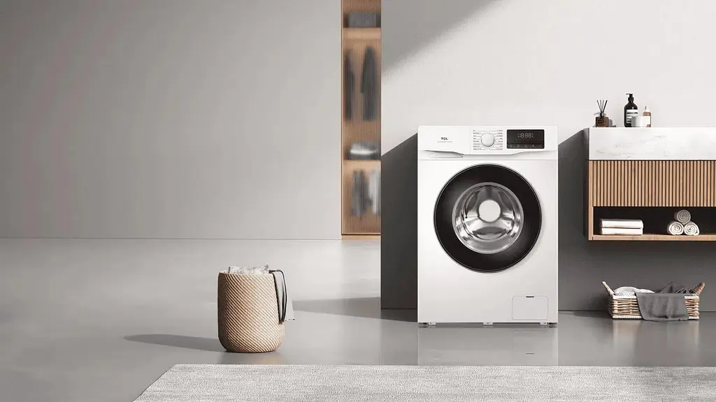 TCL Пральна машина фронтальна, 6кг, 1000, B, 45см, дисплей, пара, інвертор, білий - фото 7