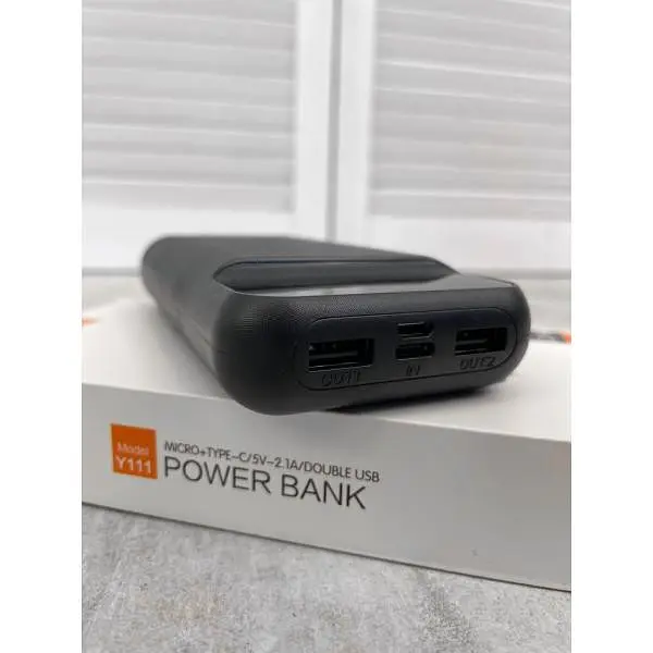 Зовнішній акумулятор WUW павербанк Y111 20000mAh 20W Black - фото 7