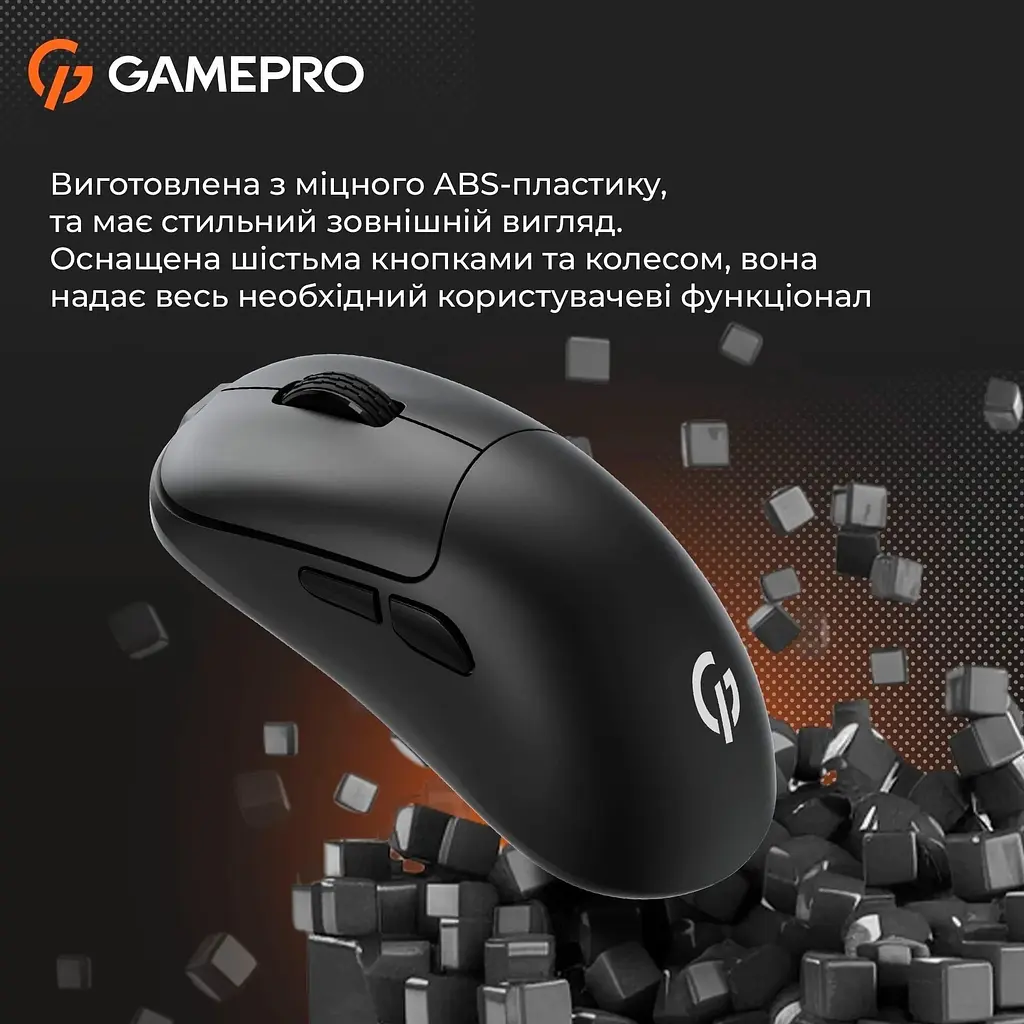 Миша GamePro GM990B Wireless Black [126089] - фото 8
