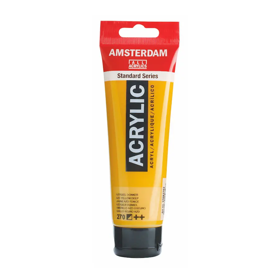 Фарба акрилова Amsterdam (270) AZO Жовтий темний 120 мл Royal Talens (8712079158187)