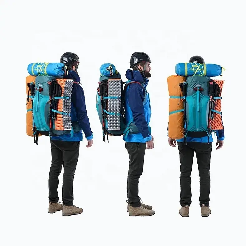 Трекинговый туристический рюкзак Naturehike 65+5 литров с чехлом - фото 6