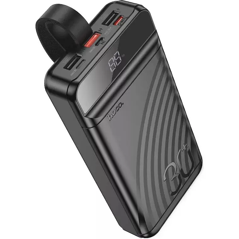 Зовнішній акумулятор Hoco Element J123B 30000mAh 22.5W Black [118246] - фото 2