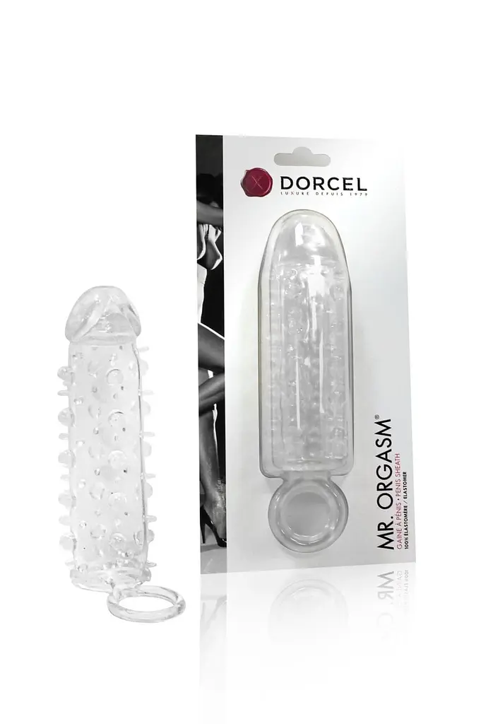 Насадка на пеніс Dorcel Mr. Orgasm 18 см прозорий - фото 3