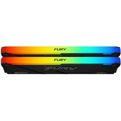 Модуль памяти для компьютера DDR4 32GB (2x16GB) 3600 MHz FURY Beast RGB Kingston Fury (ex.HyperX) (KF436C18BB2AK2/32) - фото 7