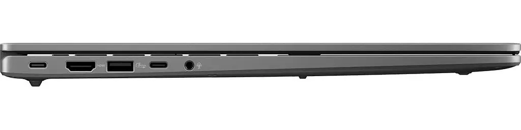 Ноутбук ASUS 16 Vivobook S16 M3607KA-SH044 FHD OLED/Ryzen 5 AI 330/16GB/512SSD/UMA/DOS/Grey (90NB16T1-M00280) - фото 8