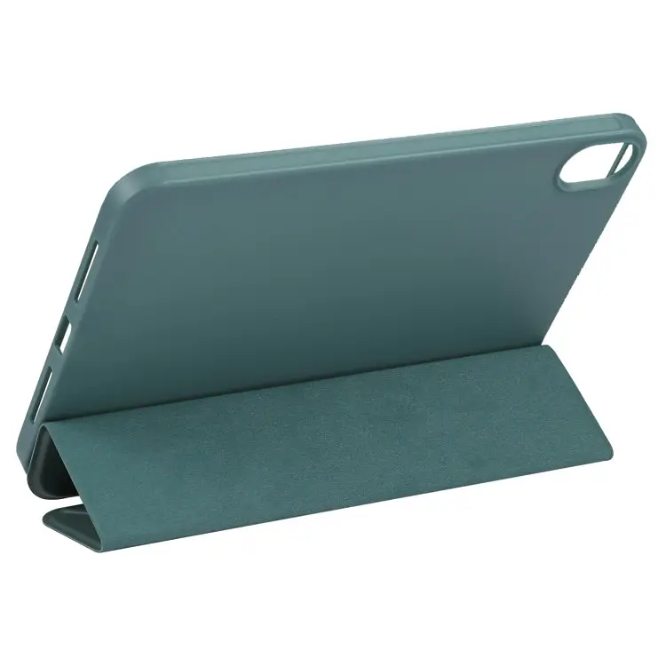 Чохол-книжка BeCover Tri Fold Soft TPU для Apple iPad Mini 7 2024 8.3" Темно-зелений (712445) - фото 3