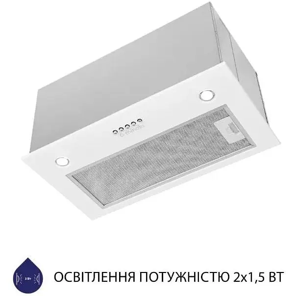 Вытяжка встроенная Minola HBI 5627 WH 1000 LED - фото 4