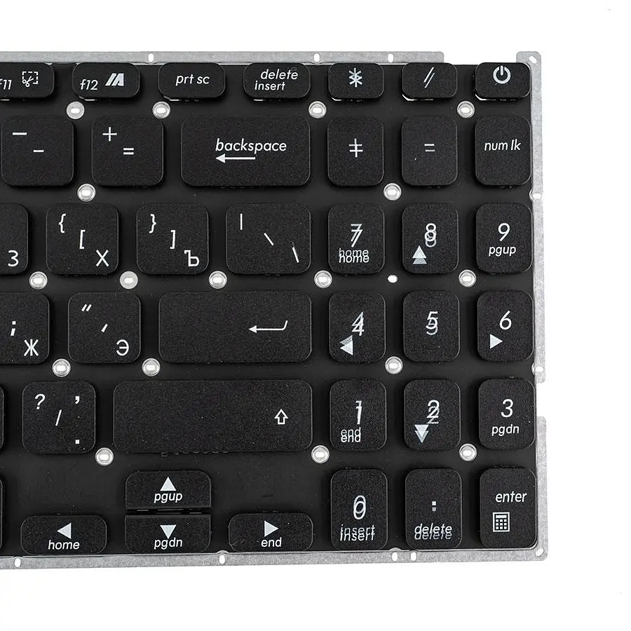 УЦЕНКА ! Клавіатура для ноутбука ASUS (X509 series) rus чорний без фрейма - фото 2