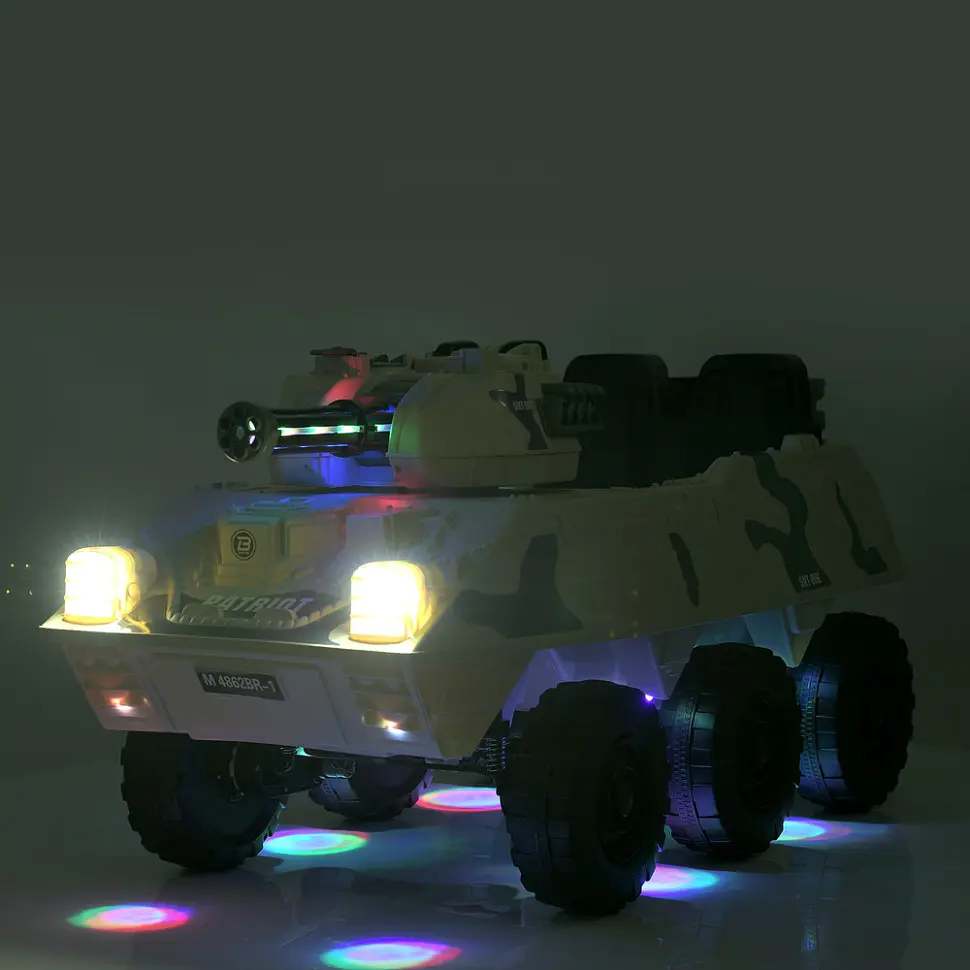 Дитячий електромобіль-танк Bambi Racer M 4862BR-5 до 30 кг - фото 8