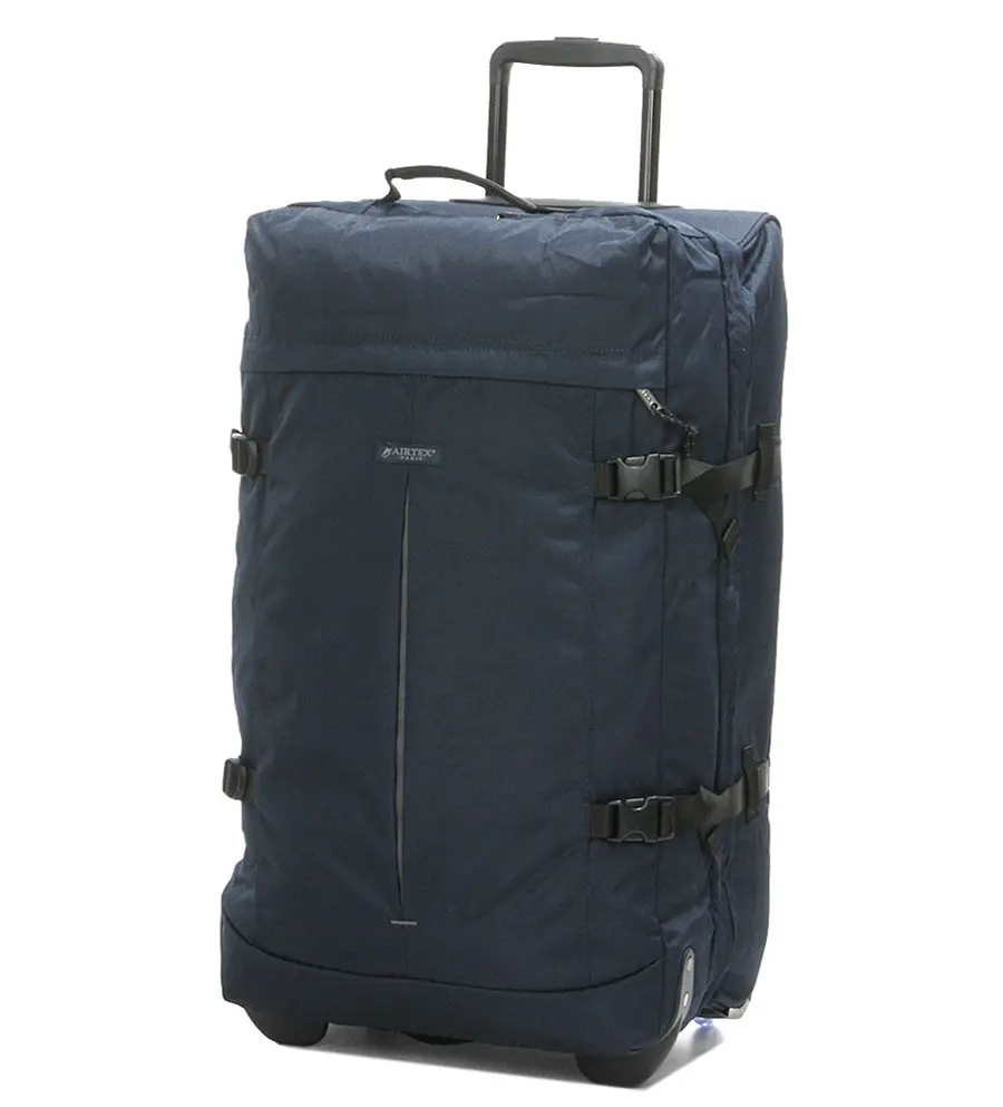 Велика дорожня сумка на колесах Airtex 827 98л L Темно-синій - фото 3