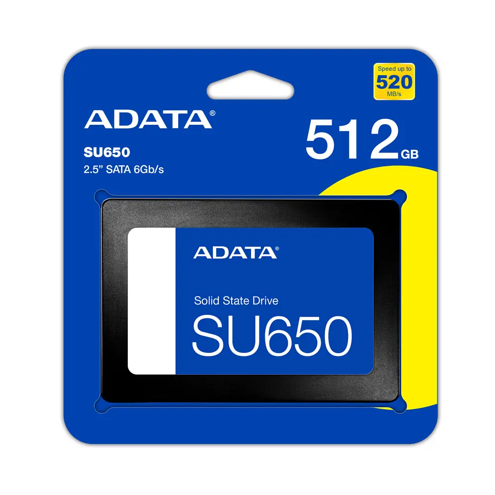 Накопичувач SSD ADATA Ultimate SU650 512GB 2.5" SATA III 3D NAND (ASU650SS-512GT-R) - фото 2
