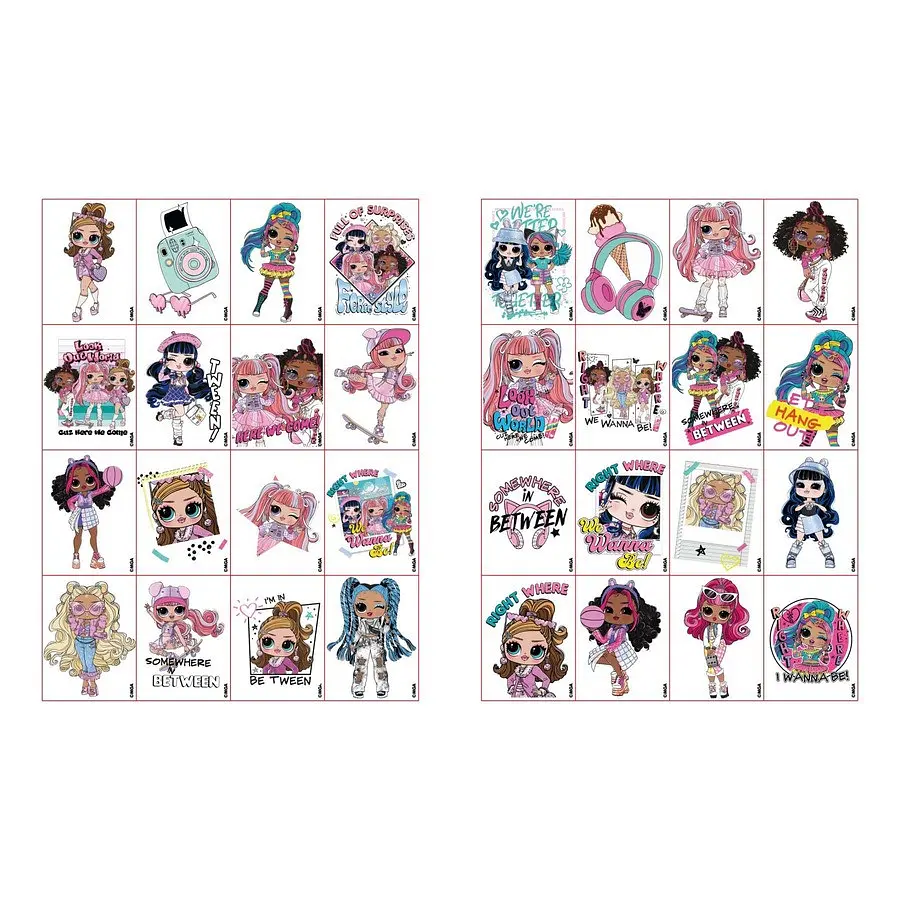 Розмальовка зі стікерами "Skate Dance 3 Tweens" LCB28, 16 сторінок - фото 2