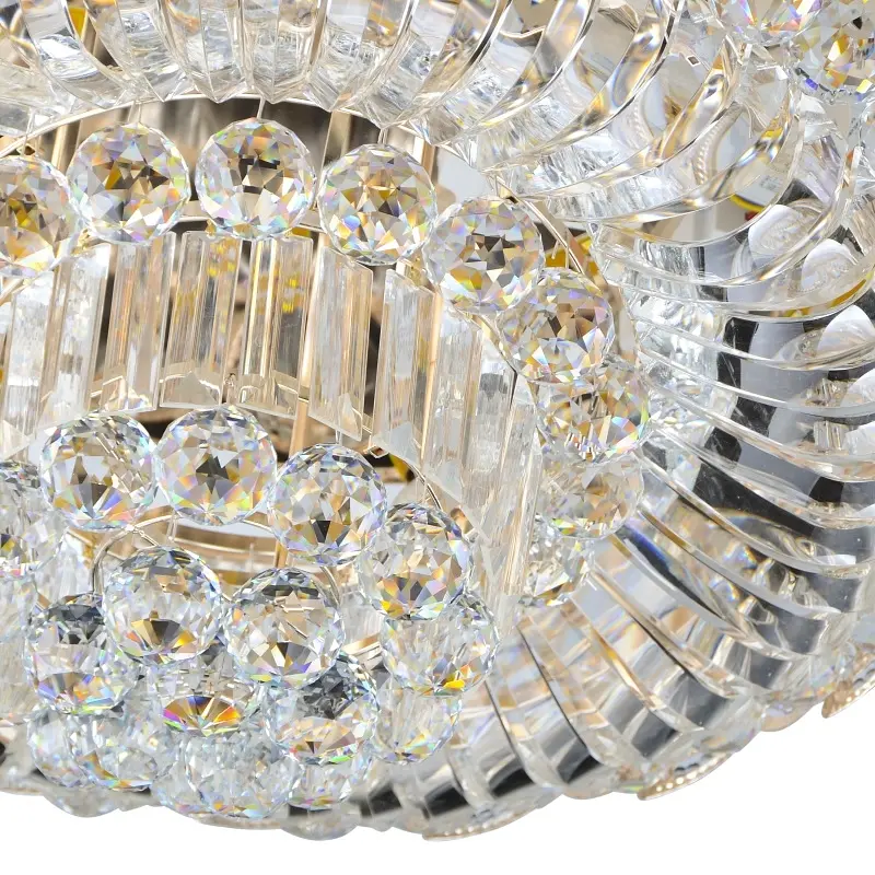Люстра Brille потолочная торт с подсветкой LED E14 40W Glass (BCL-602C/5) - фото 2