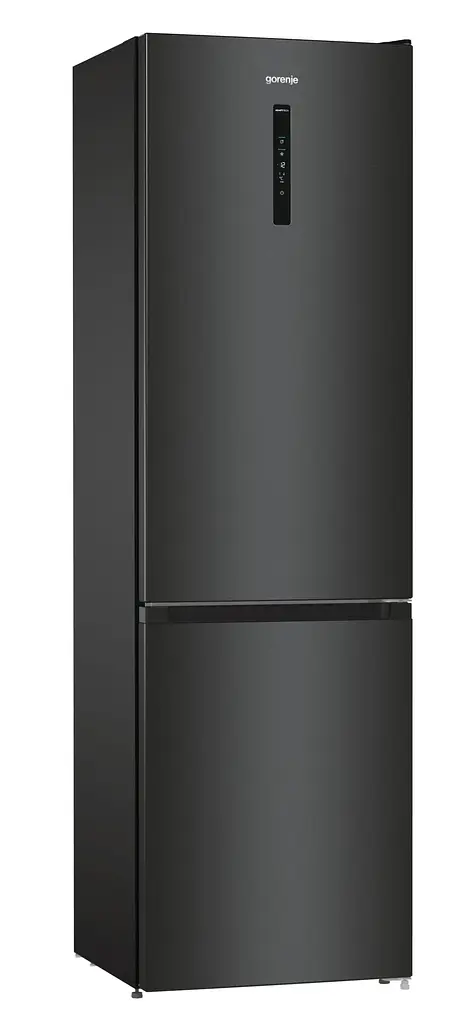 Холодильник Gorenje 185х60х60см 2 двері 204(96) л А++ NoFrost+ LED дисплей чорний (NRK6192ABK4) - фото 15