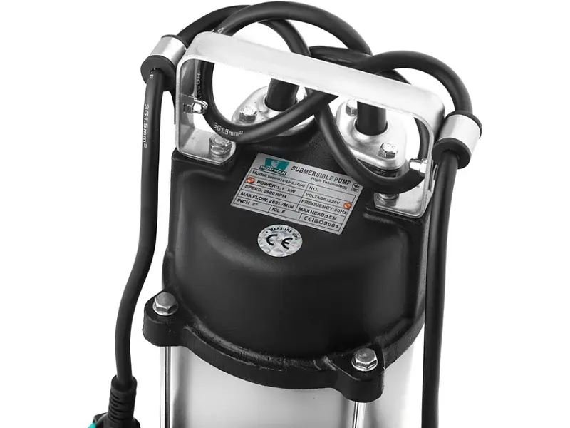 Фекальний насос Pumpman 50WFD11-10-1.1G(A) Нmax 15 м Qmax 17 м3 1100В т алюміній (CV033201) - фото 2