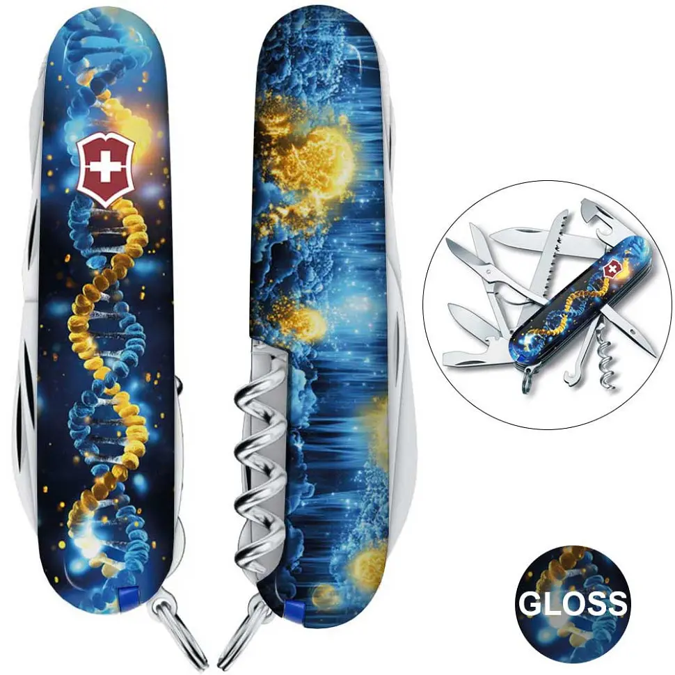 Ніж Victorinox Huntsman Ukraine 91мм 15функ/ДНК Українця - фото 3