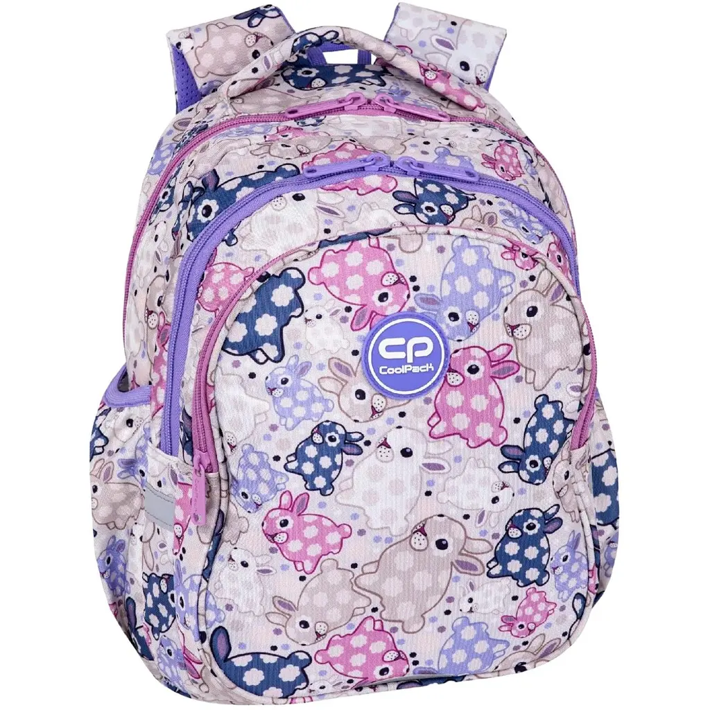Набір: Рюкзак CoolPack Jerry White Bunny (F029833) + Пенал на блискавці CoolPack Campus Maui з органайзером для ручок 23x9x5 см (F062903) - фото 2