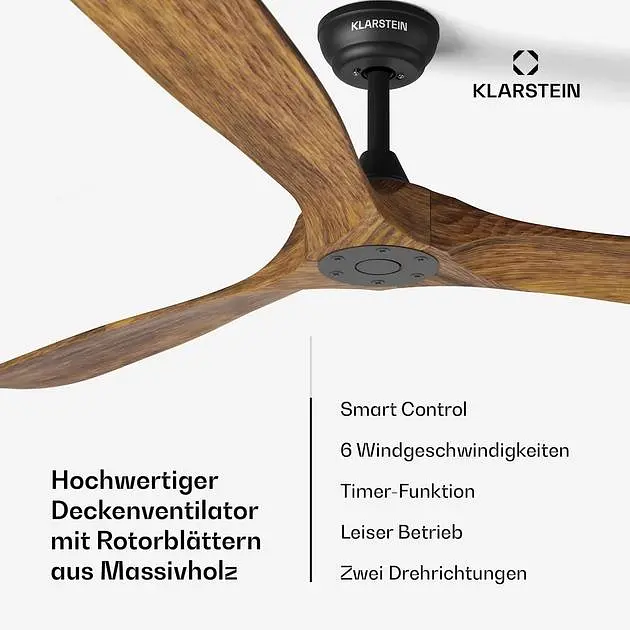 Потолочный вентилятор Klarstein Bahama Breeze (10046090) - фото 2