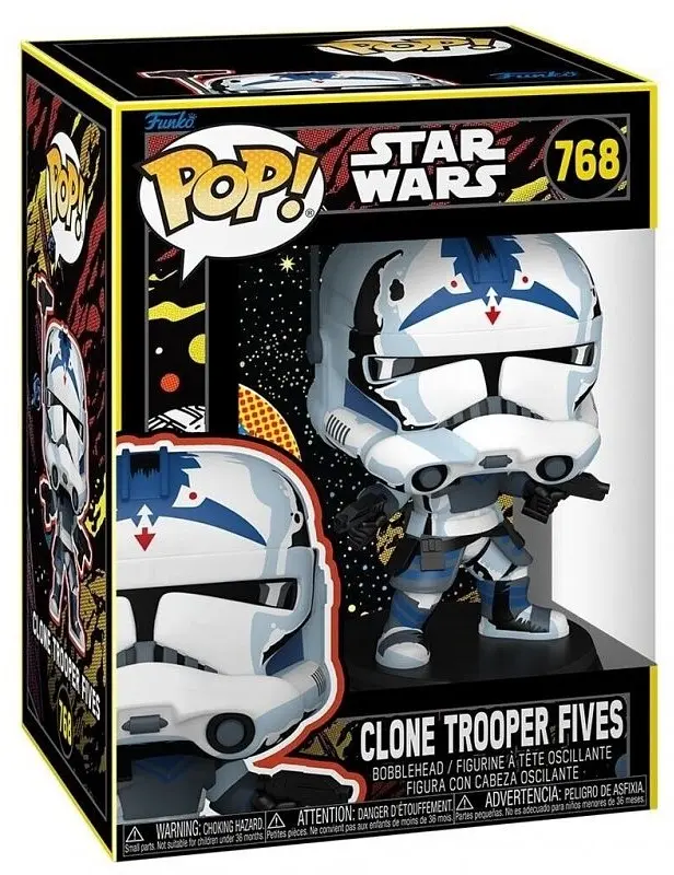 Фигурка Funko POP Star Wars: Clone Wars - Fives Retro det0018297 - фото 2