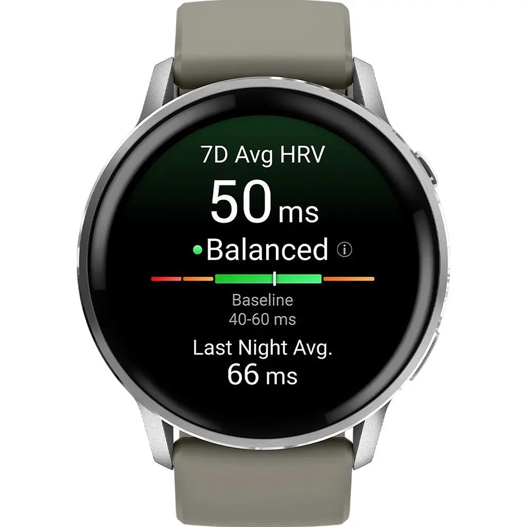 Смарт-годинник Garmin Venu 4 45mm Silver with Silver Gray Silicone Band (010-03014-01) [146408] - фото 2