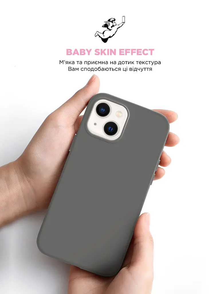 Силиконовый чехол с MagSafe для Apple iPhone 15, ICON2 MagCase, серый, противоударный, панель с мягкой подкладкой, защита всего корпуса, поддержка беспроводной зарядки, совместим с защитными стеклами и пленками, ArmorStandart (ARM72730) - фото 8