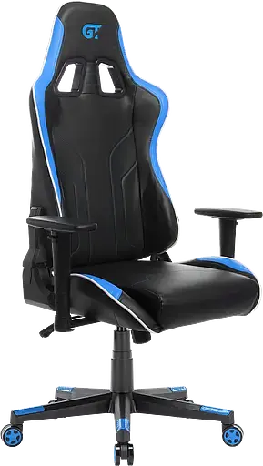 Геймерське крісло GT Racer чорне із синім (X-2528 Black/Blue) - фото 5