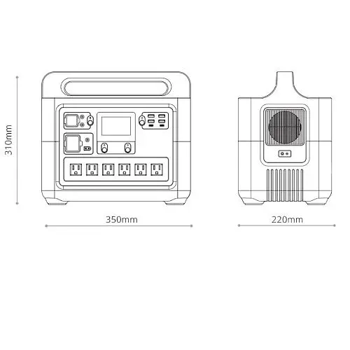 Зарядна станція Genergy GZE-1210 Zero 1500W 1228Wh - фото 7