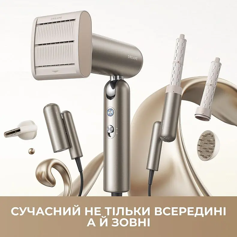 Фен-стайлер Dreame Pocket Pro 5in1 Titanium (AHD51PRO_T5) [174319] - фото 8
