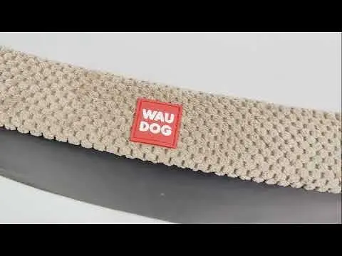 Лежанка для собак Waudog Relax дорос велюр со съемным чехлом бежевый L - фото 8
