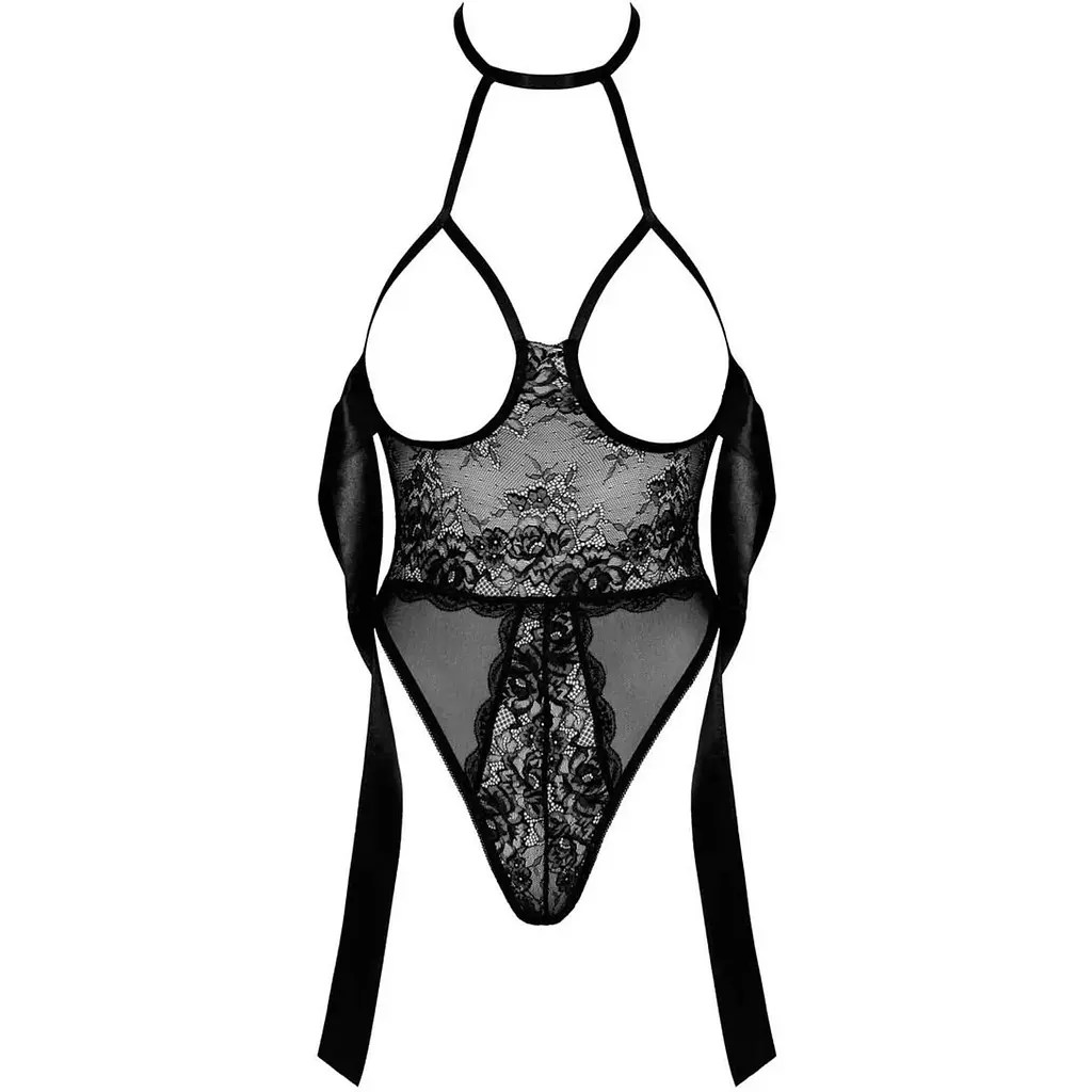 Боді Kissable Sexy Kiss Body Black L/XL - фото 8