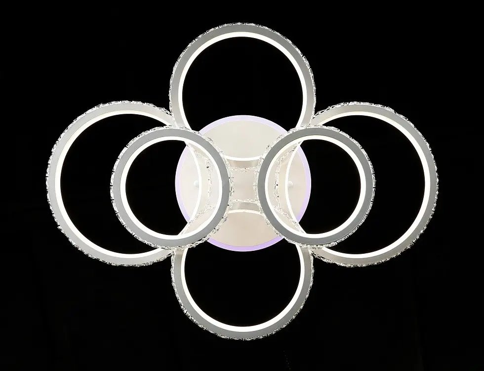 Стельова LED люстра з пультом і нічником Splendid-Ray 30-4022-52 - фото 7