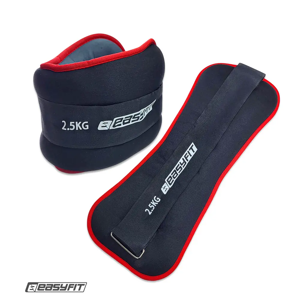Обтяжувачі EasyFit Comfort 2,5 кг для ніг та рук з металом (пара)