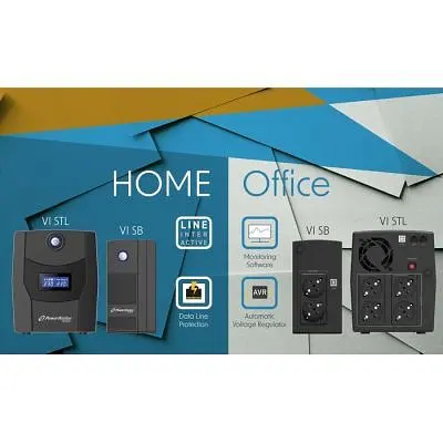 Пристрій безперебійного живлення PowerWalker Basic VI 3000 STL LCD (10121194) - фото 4