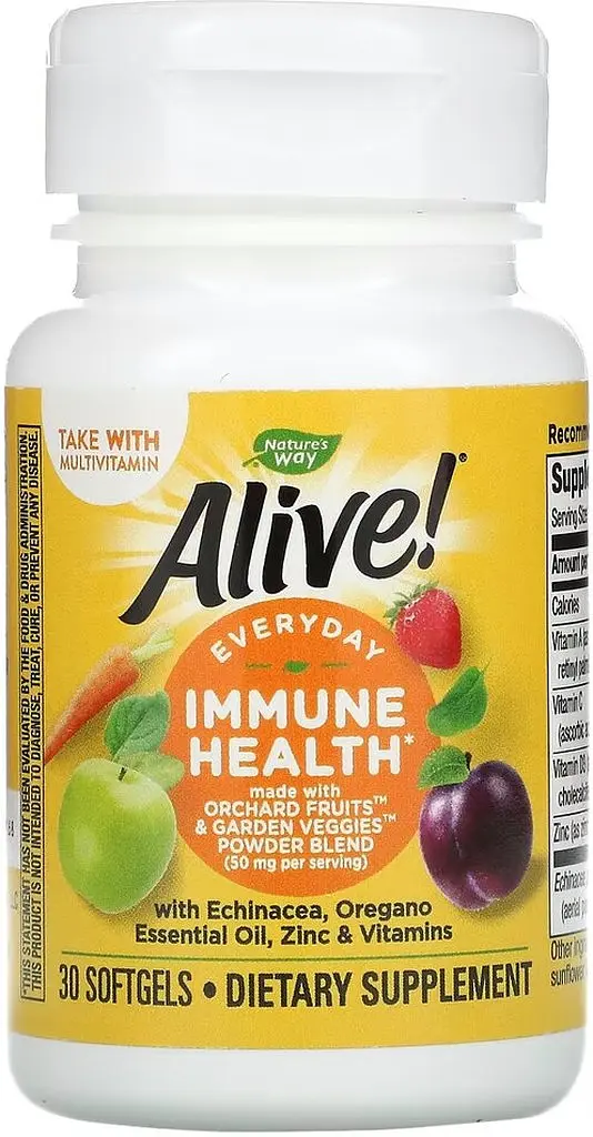 Витамины и минералы Nature's Way Alive! Immune Health, 30 капсул - фото 3