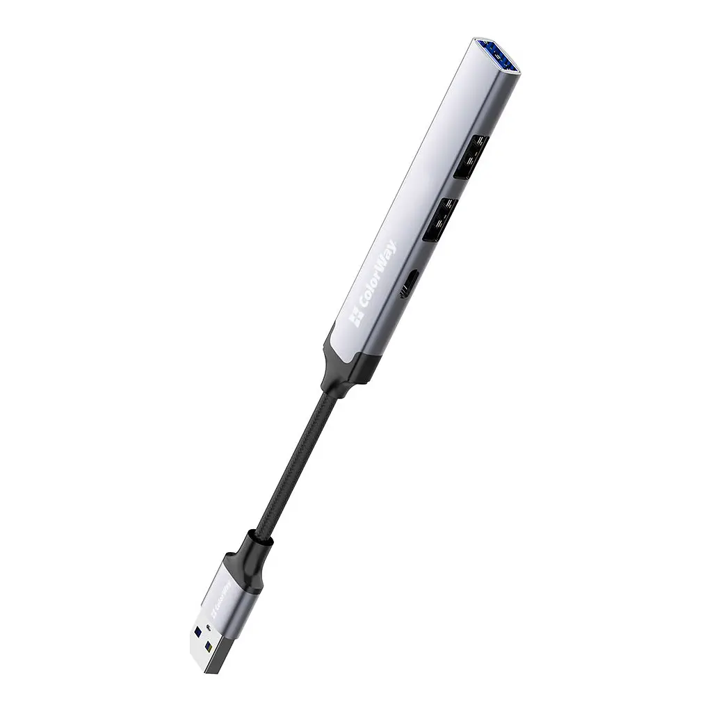 Концентратор ColorWay USB-A 4-в-1 USB2.0х3/USB3.0 (CW-HUB05) - фото 3