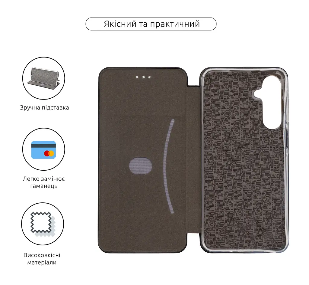 Чохол-книжка ArmorStandart G-Case для Samsung M16 5G Black - фото 3