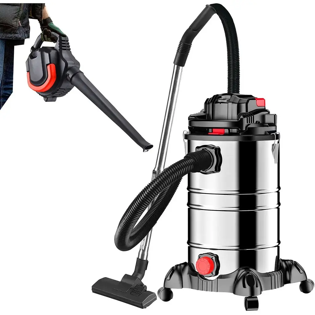 Пилосос DMS NTBS-30 Red промисловий 2000 W 30 л + повітродувка - фото 2