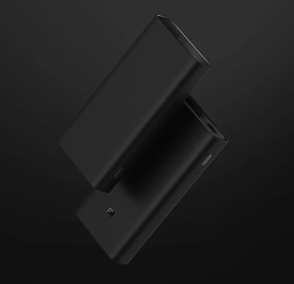 Зовнішній акб Xiaomi Power Bank 3 Pro PLM07ZM 2*USB+Type-C 20000mAh Чорний - фото 8