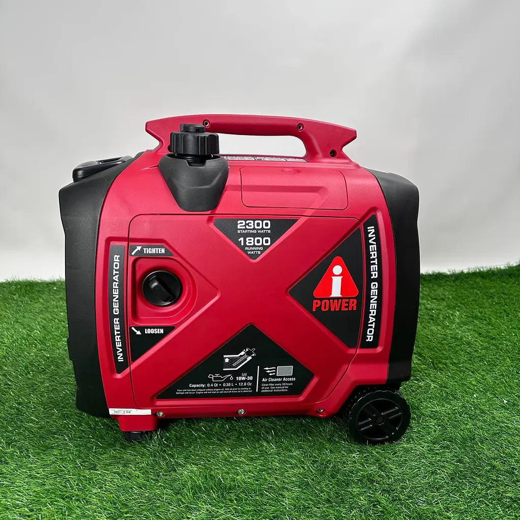 Інверторний бензиновий генератор iPower SM2300I (1.8/2.3 кВт) з дисплеєм, колесами та ручкою - фото 5