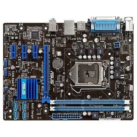 Материнська плата ASUS P8H61-M LX2 R2.0 (P8H61-M LX2 R2.0) (s1155, Intel H61, Micro-ATX) Б/в - фото 2