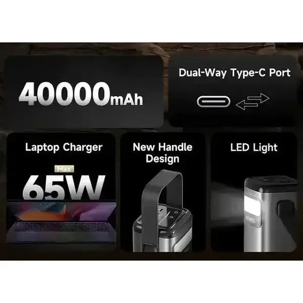 Внешний аккумулятор Romoss PMT40 65W 40000mAh PMT40-182-2133H - фото 6