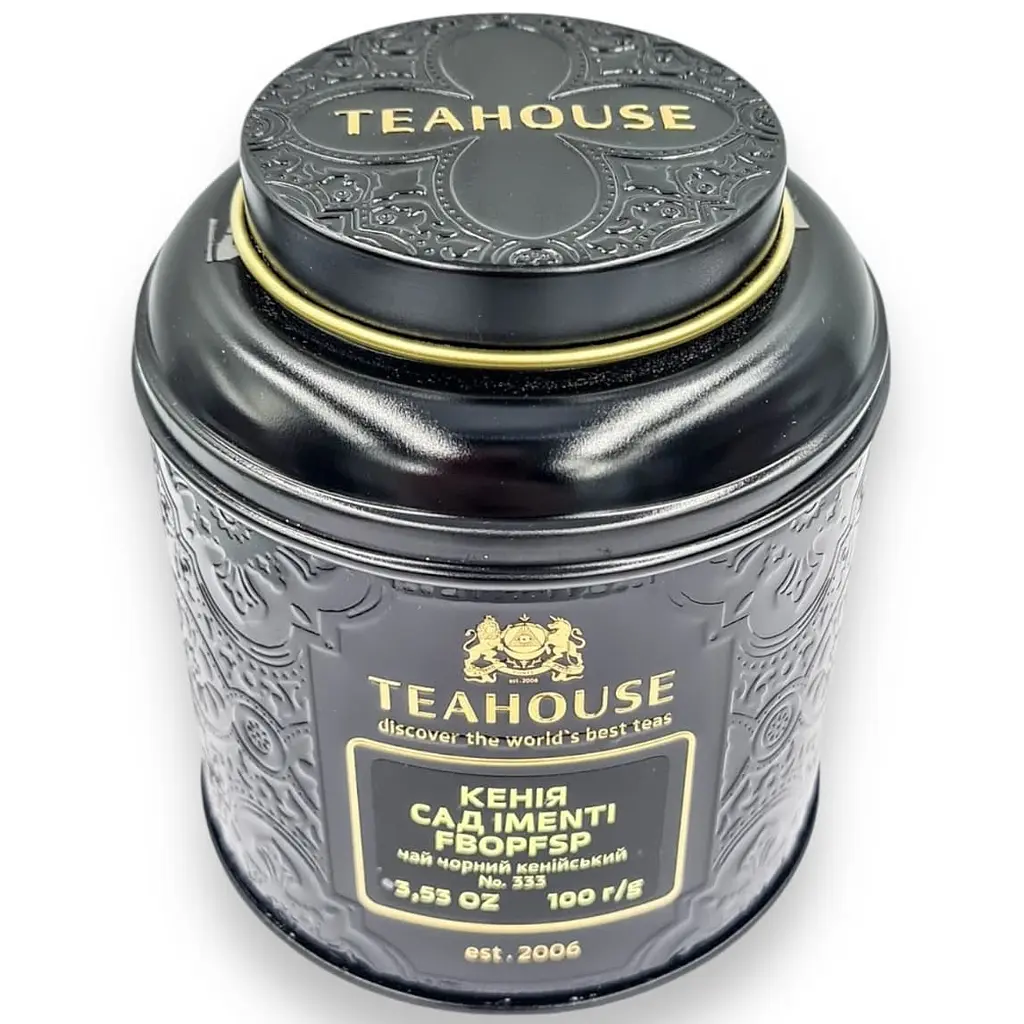 Чай Teahouse Кения сад №333 в металлической банке 100 г - фото 2