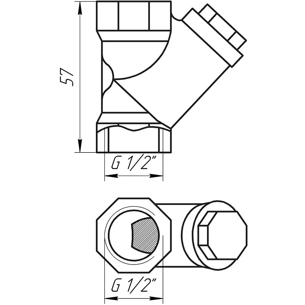 Фільтр грубого очищення для газу Itap 1/2″ 193 000016933 - фото 5