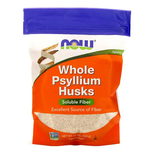 Подорожник (Псиліум) Whole Psyllium Husks 454 грам NOW vit0005106
