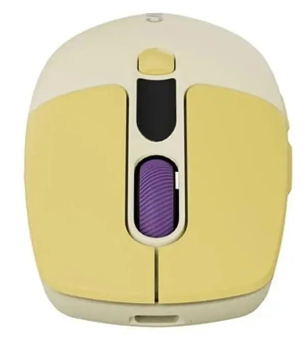 Мышь Canyon MW-26 LCD Silent Dual Mode Wireless Yellow (CNS-CMSW26Y) - фото 4