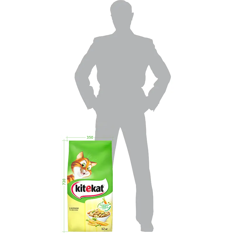 Сухий корм для котів Kitekat курка з овочами 12 кг - фото 7